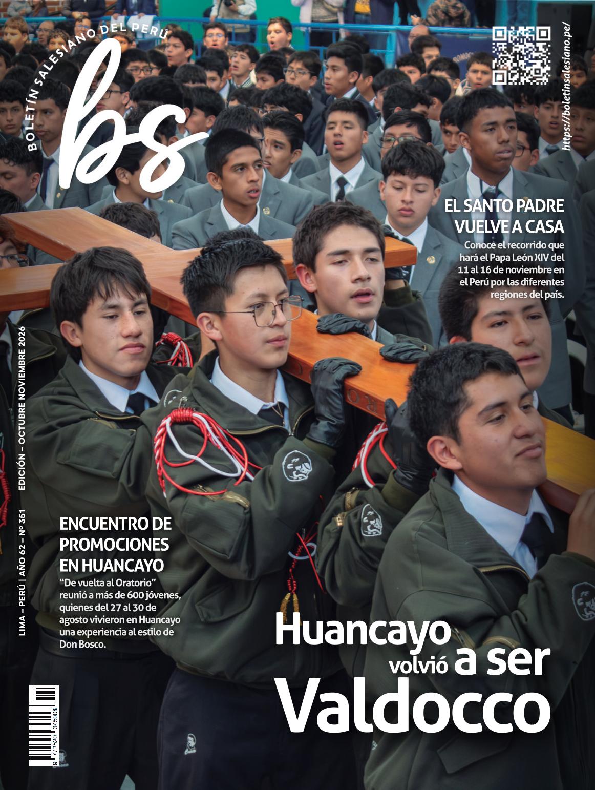 Portada del último Boletín Salesiano del Perú